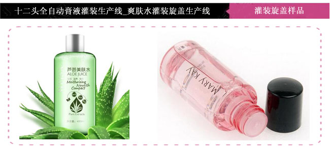 十二头全自动膏液灌装生产线
