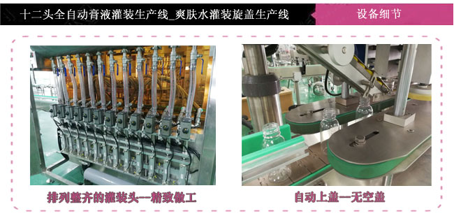 十二头全自动膏液灌装生产线